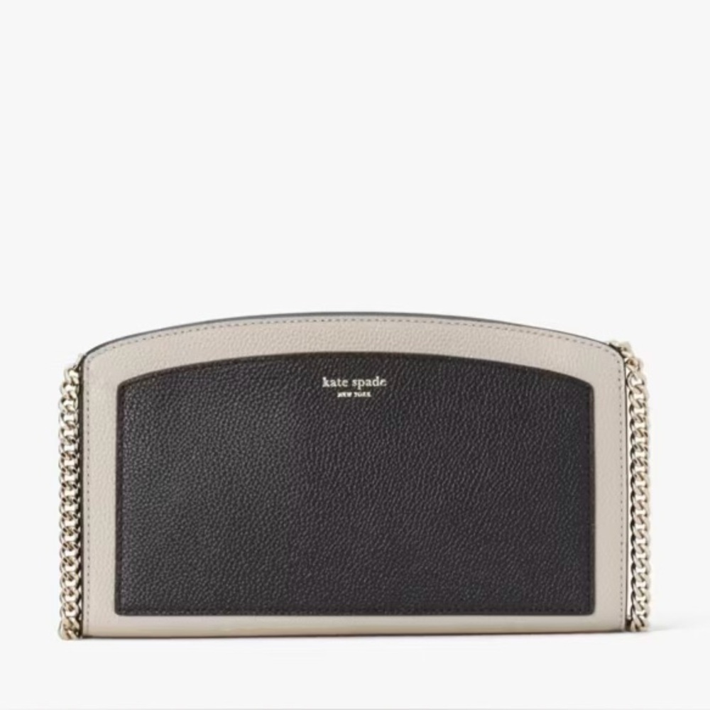 Kate Spade Margaux East West Crossbody bag Black and Gray Crossbody Bag